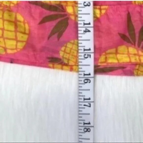 J. Crew pineapple print mini skirt with pockets size Medium Very Good condition - Picture 4 of 5